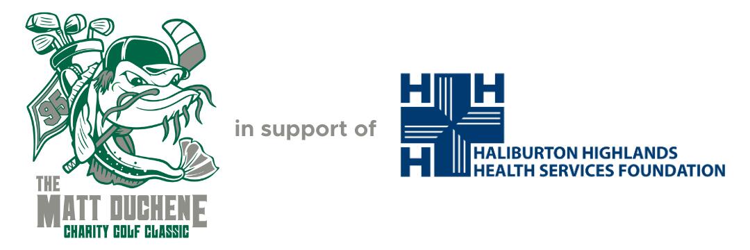 Matt Duchene Golf Logo with HHHS Foundation logo