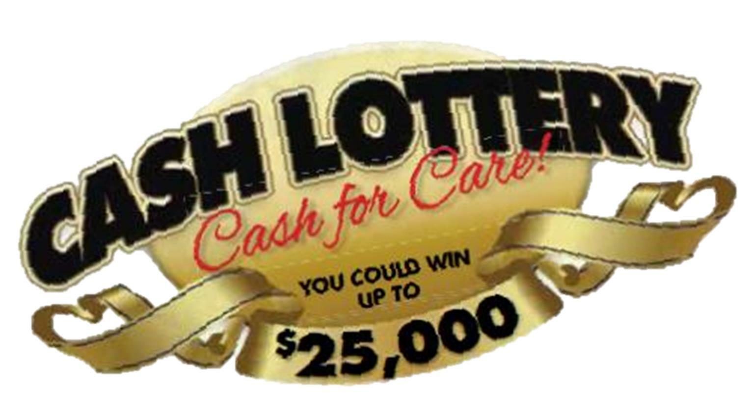 Cash for Care Lottery logo