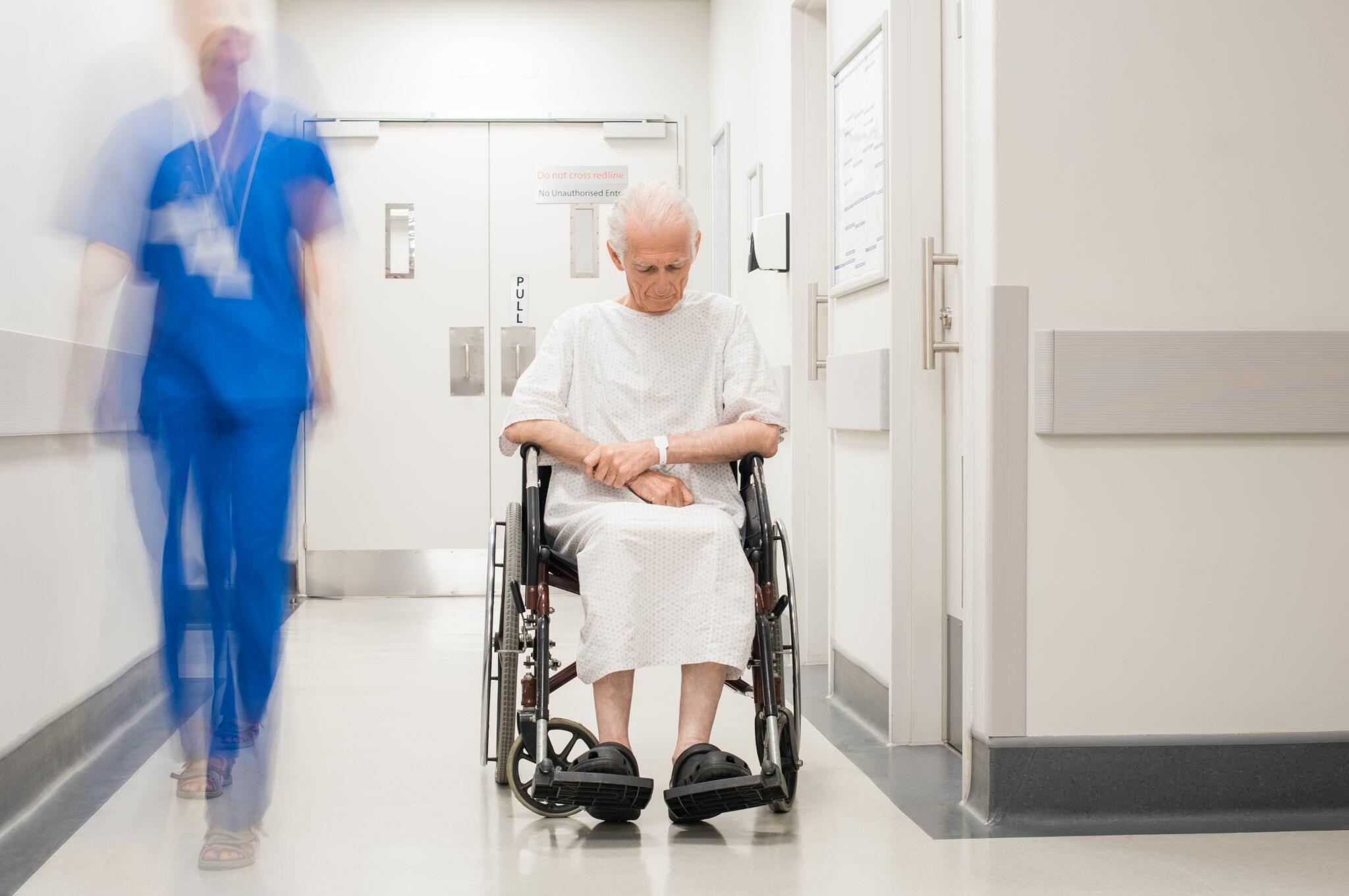 Elder Patient in Wheelchair
