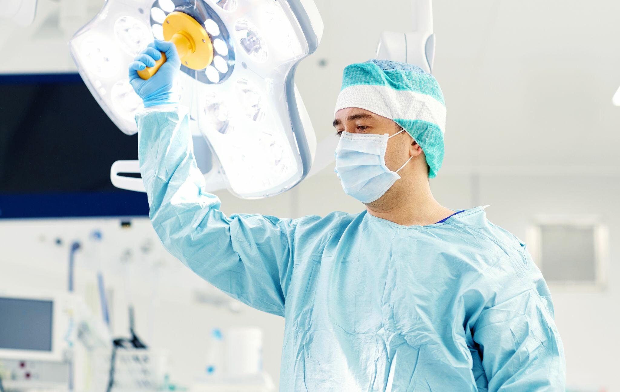 Surgeon in Operating Room at Hospital 2