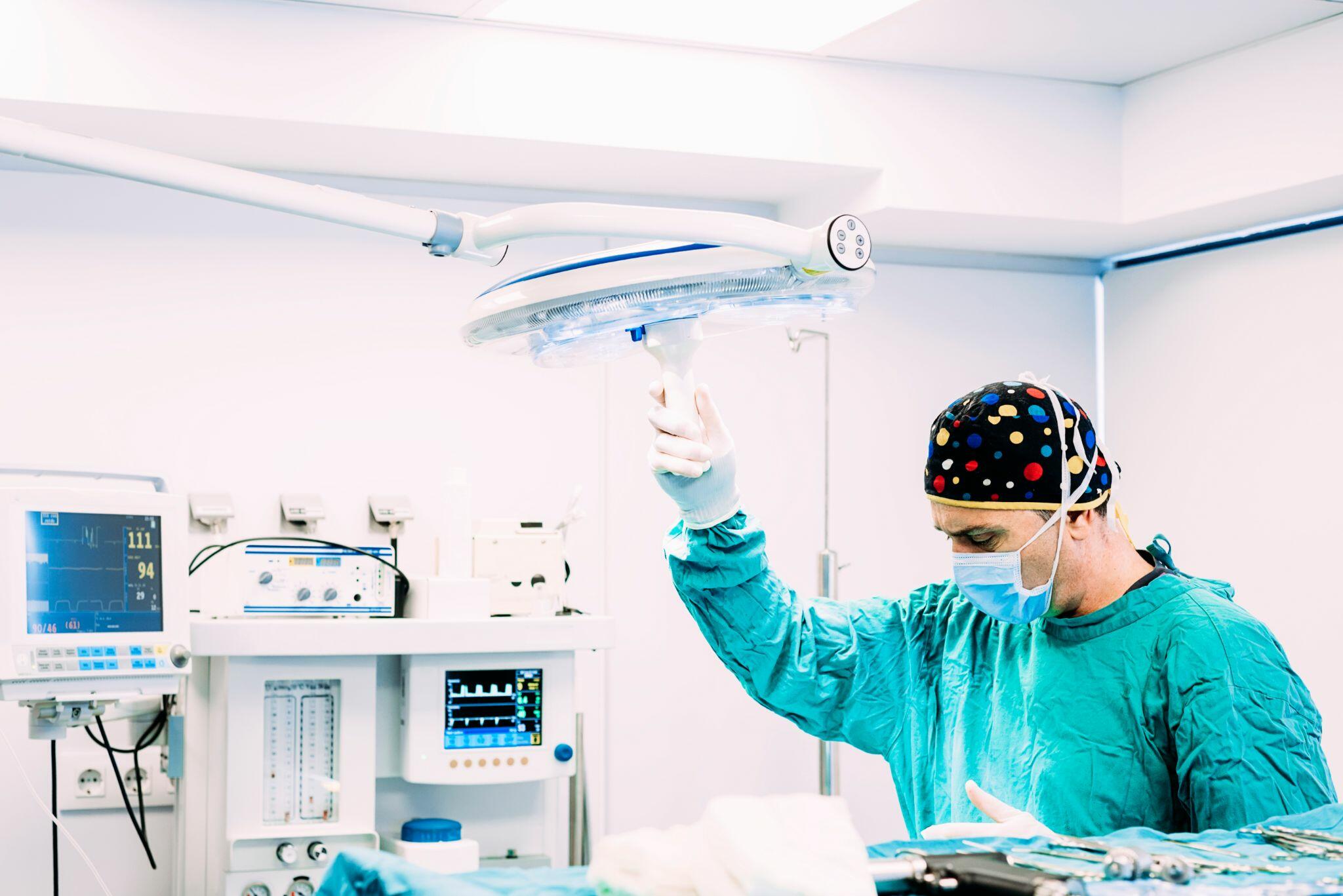 Surgeon Operating in the Hospital